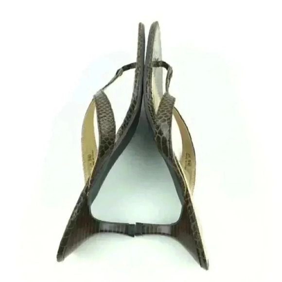 New CL Laundry Heels Sz 9 40 Jita Snakeskin Print - Picture 5 of 8